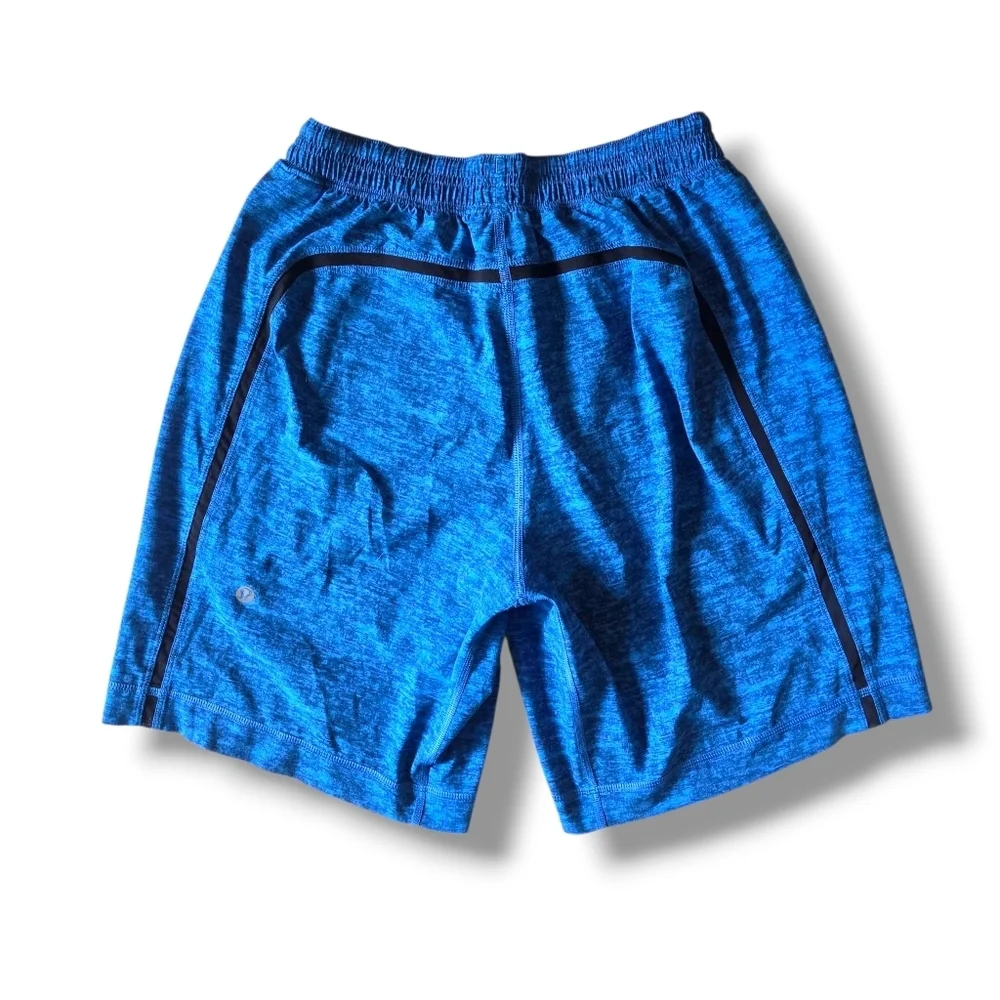LULULEMON Pace Breaker Short Lined Liner Athletic Small Spacedye Blue
